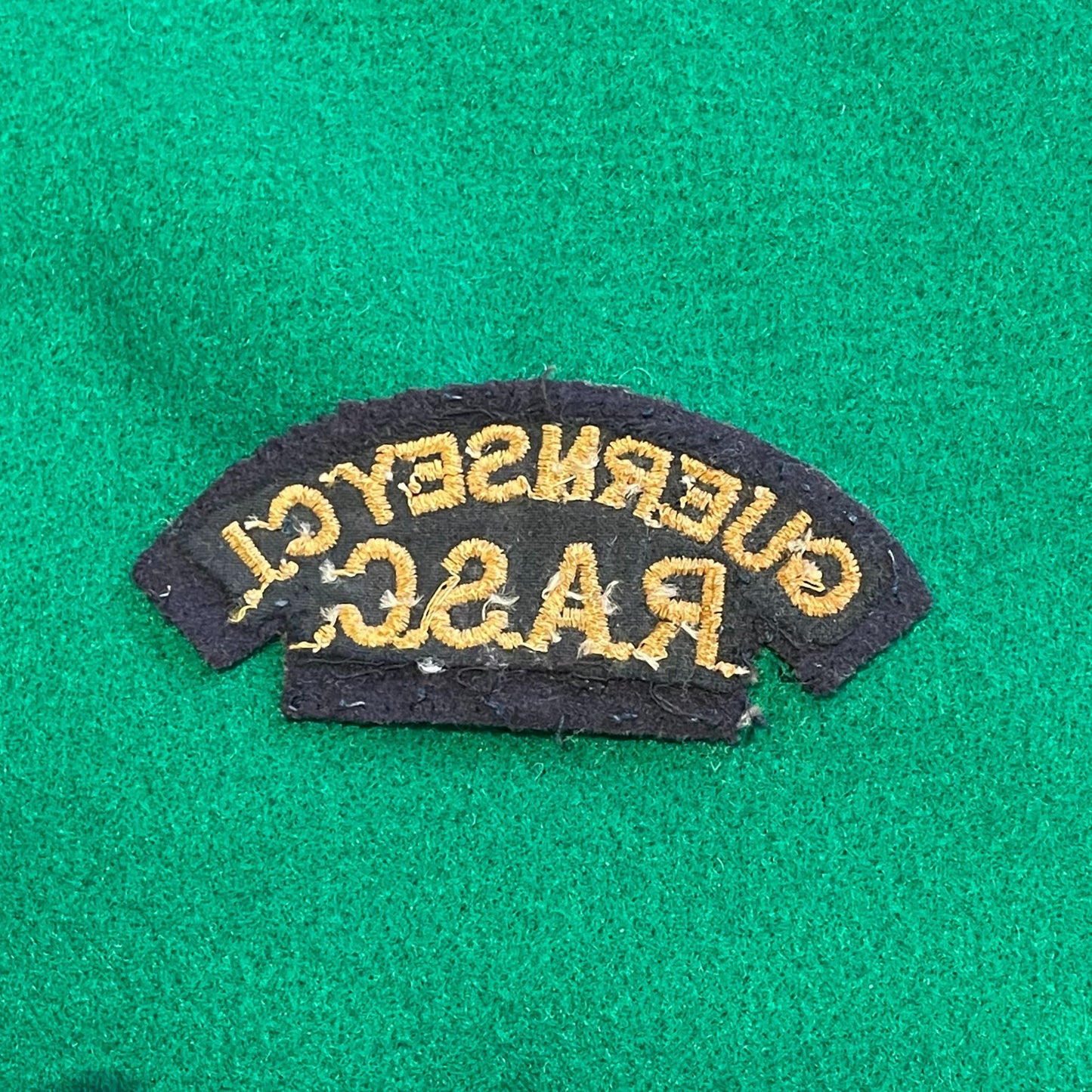 🇬🇬 Guernsey C.I R.A.S.C shoulder title badge