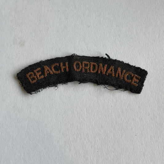WW2 Beach ordnance shoulder title