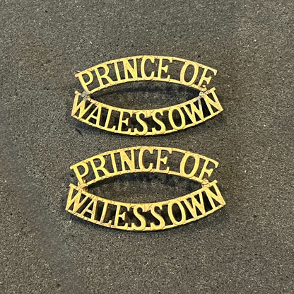 Prince of Wales Own shoulder titles
