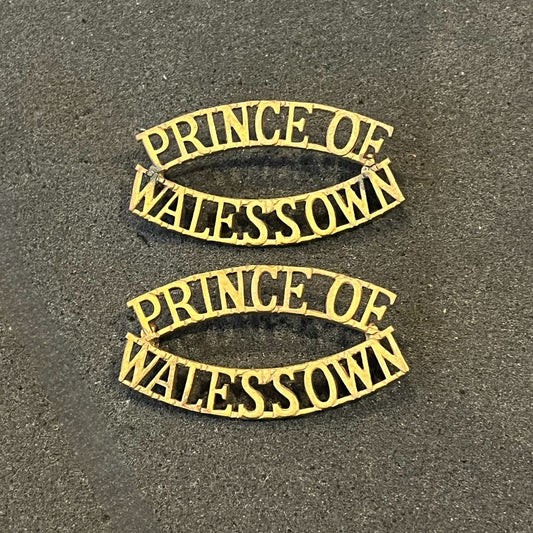 Prince of Wales Own shoulder titles