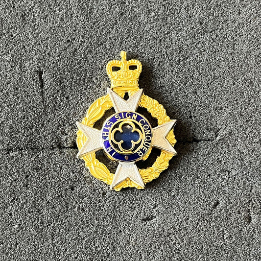 Queens Crown chaplains cap badge