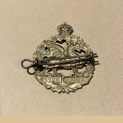 WW1 198th Infantry Battalion (Canadian Buffs) cap badge.