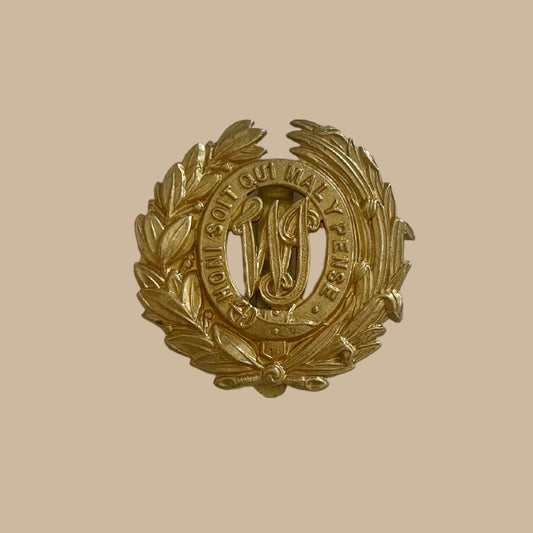 West Indies Regt brass cap badge