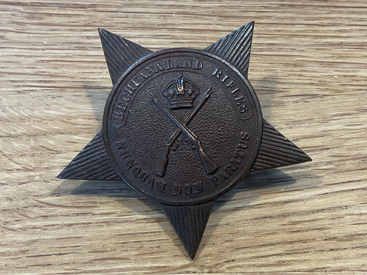 Bechuanaland Rifles Slouch hat badges high quality, 1902-13