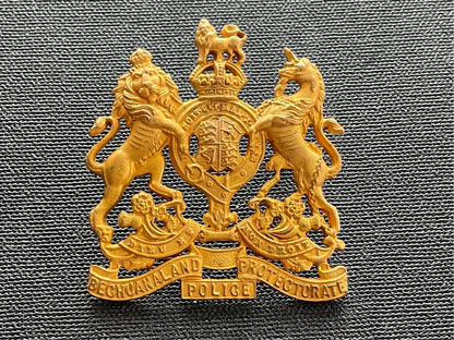 Bechuanaland Protectorate Police, Helmet plate.