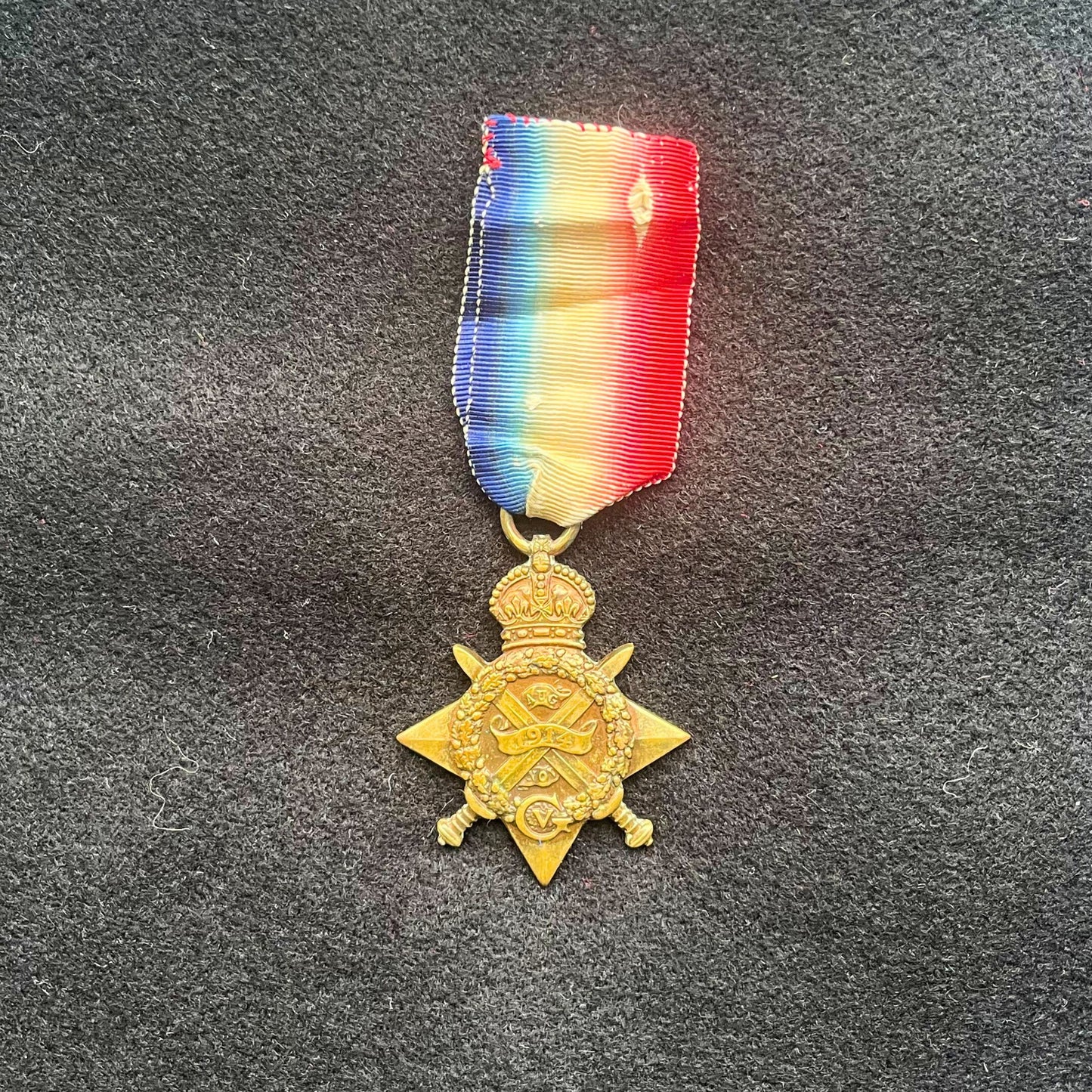 🇬🇧 Private 8675 William Newman 2nd Beds - 1914 Star Medal, Allied Victory Medal and British War Medal 1914-18