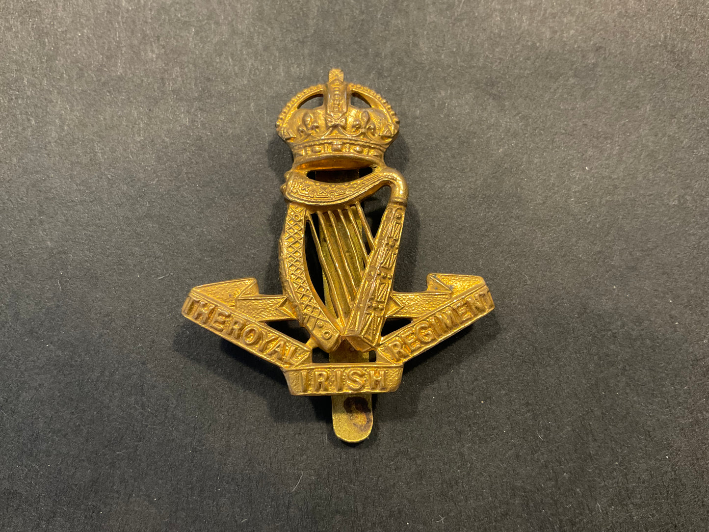 1210 The Royal Irish Regiment 1901-22 cap badge.