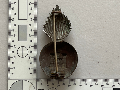 Post 1881 Royal Inniskilling Fusiliers foreign service helmet badge