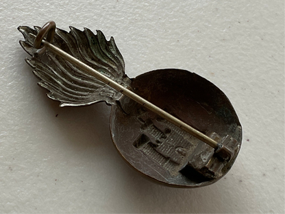 Post 1881 Royal Inniskilling Fusiliers foreign service helmet badge