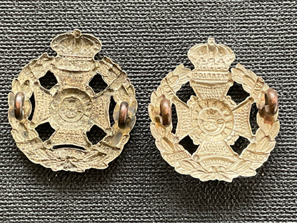 QVC Rifle Brigade collar badges