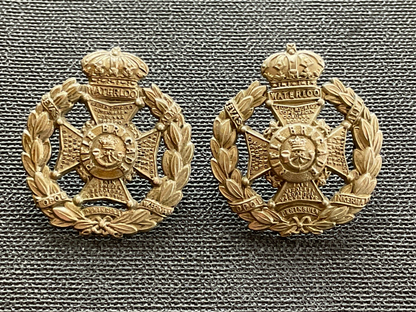 QVC Rifle Brigade collar badges